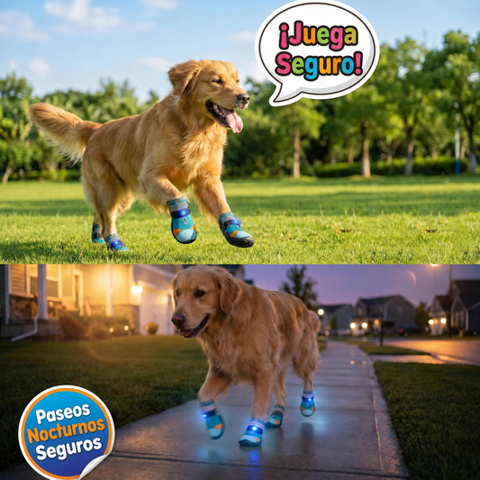 LumaPaws LED Safety Boots for Dogs