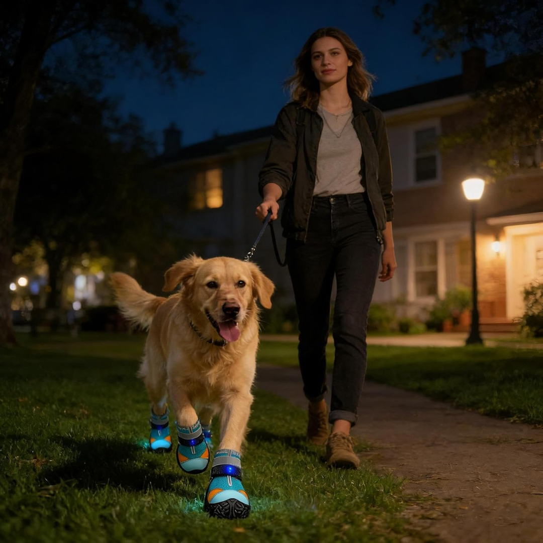 LumaPaws LED Safety Boots for Dogs