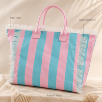 Solara Oversized Fringe Tote Bag