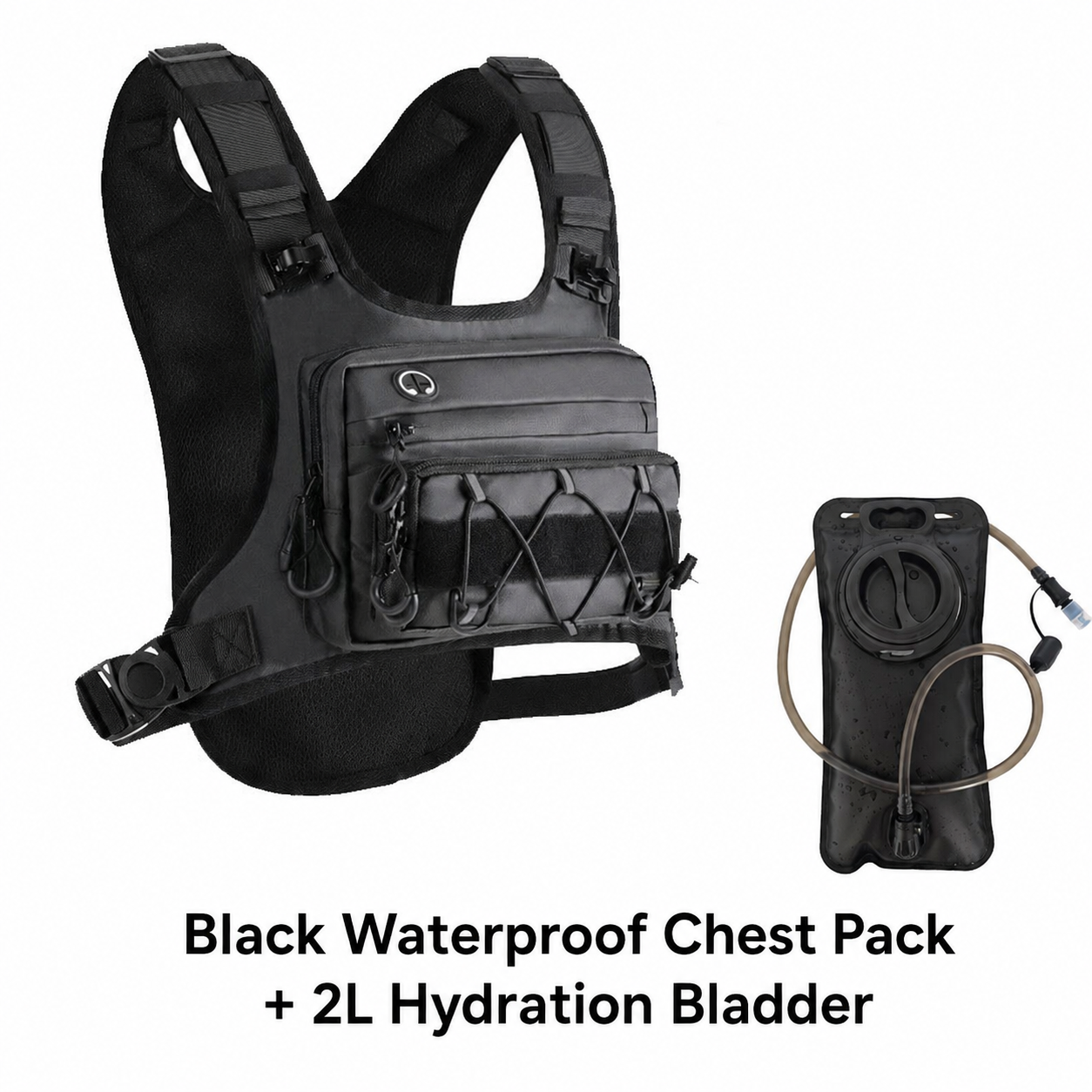 TrailCore 2L Hydration Chest Pack for Hiking, Cycling & Running