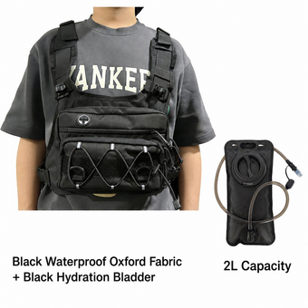 compare product TrailCore 2L Hydration Chest Pack for Hiking, Cycling & Running