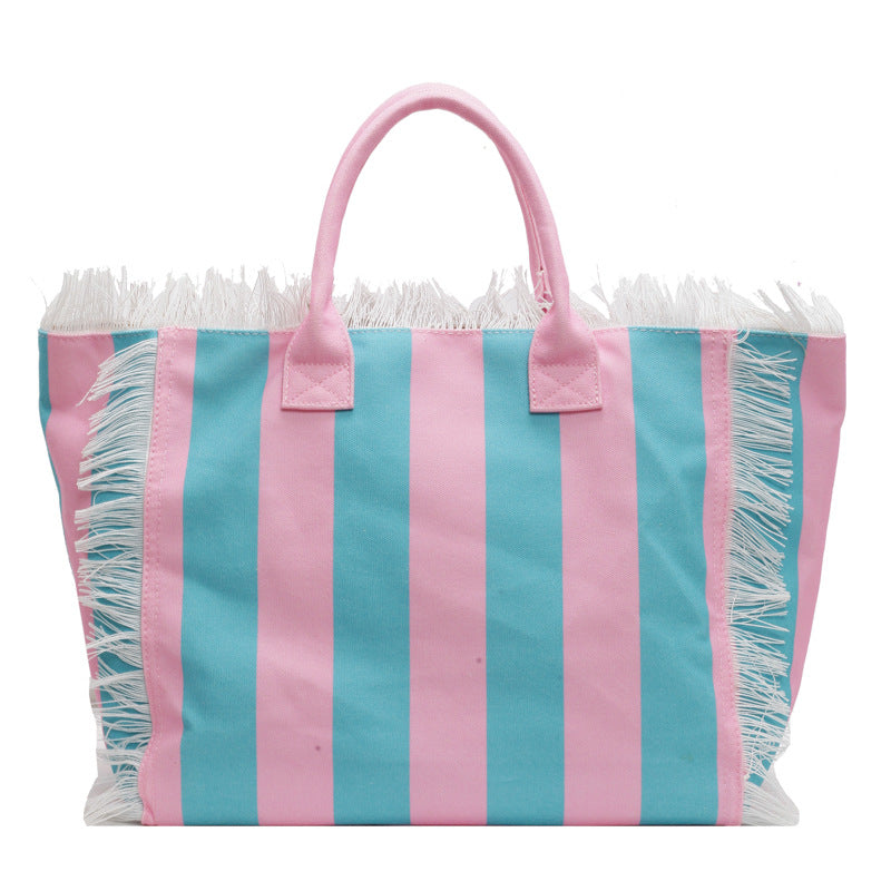 Solara Oversized Fringe Tote Bag